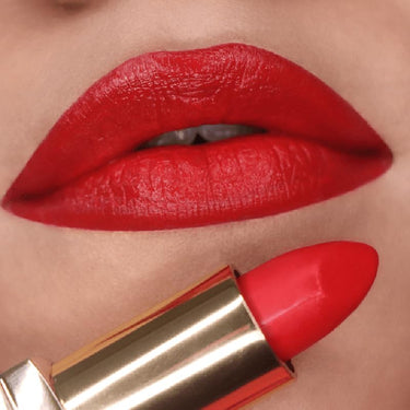 Iba Long Stay Matte Lipstick for Women- M07 Red Velvet, 4g | Creamy Matte Finish & Smooth Texture| Long-Lasting | Hydrated Lips | Enriched with Vitamin E| Intense Colour & Highly Pigmented | Lip Makeup